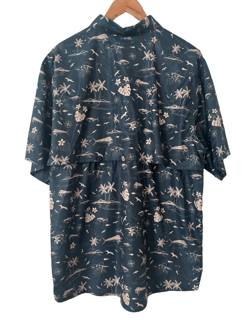 Scales Never A Tourist Button Down Shirt - Picture 3 of 4